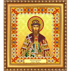 Изображение: икона для вышивки бисером Св. Игорь