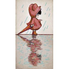 фото: картина для вышивки бисером Прогулка под дождем