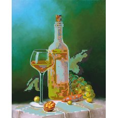 фото: картина для вышивки бисером Белое вино фото: картина для вышивки бисером Белое вино