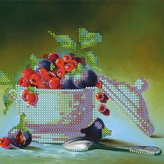 фото: картина для вышивки бисером Натюрморт с инжиром фото: картина для вышивки бисером Натюрморт с инжиром