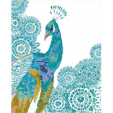 фото: картина для вышивки бисером Павлин фото: картина для вышивки бисером Павлин