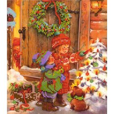 фото: картина для вышивки бисером Рождественская ёлка фото: картина для вышивки бисером Рождественская ёлка
