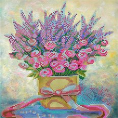 фото: картина для вышивки бисером Весенний букет фото: картина для вышивки бисером Весенний букет