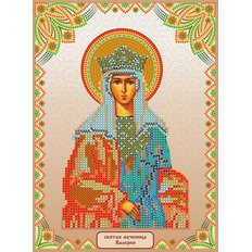 изображение: именная икона для вышивки бисером Святая Валерия