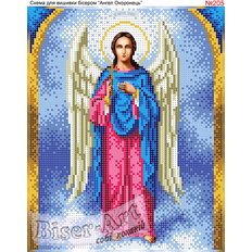 изображение: икона Ангел Хранитель для вышивки бисером или нитками