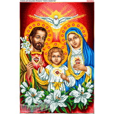 фото: схема для вышивки бисером или крестиком Святое Семейство