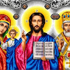 изображение: Иконостас для вышивки бисером или нитками изображение: Иконостас для вышивки бисером или нитками