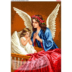 фото: схема для вышивки бисером или крестиком, Ангел
