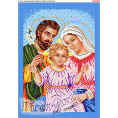 фото: схема для вышивки бисером, Святое семейство