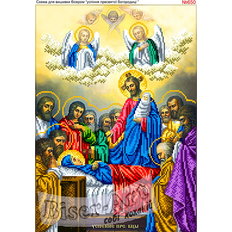 изображение: икона для вышивки бисером или нитками Успение Пресвятой Богородицы