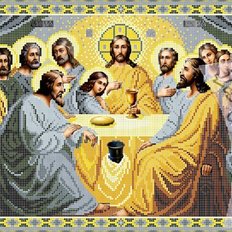 изображение: икона Тайная Вечеря для вышивки бисером или нитками изображение: икона Тайная Вечеря для вышивки бисером или нитками