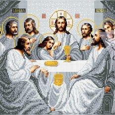 изображение: икона Тайная Вечеря для вышивки бисером или нитками изображение: икона Тайная Вечеря для вышивки бисером или нитками