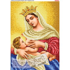 изображение: икона Божья Матерь Млекопитательница для вышивки бисером или нитками изображение: икона Божья Матерь Млекопитательница для вышивки бисером или нитками