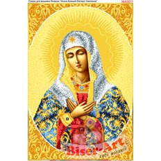 изображение: Икона Божией Матери Умиление для вышивки бисером или нитками изображение: Икона Божией Матери Умиление для вышивки бисером или нитками