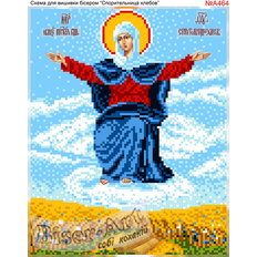 изображение: икона Божией Матери Спорительница хлебов для вышивки бисером или крестиком