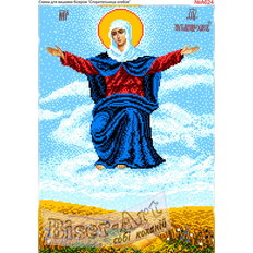 изображение: икона Божией Матери Спорительница Хлебов для вышивки бисером или нитками