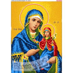 изображение: икона Святая Анна для вышивки бисером или нитками