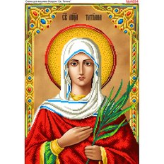 изображение: икона Святая Татьяна для вышивки бисером или нитками