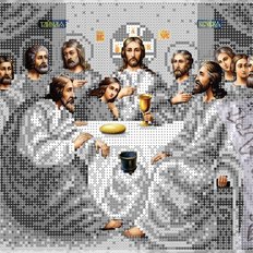 изображение: икона Тайная вечеря для вышивки бисером или крестиком изображение: икона Тайная вечеря для вышивки бисером или крестиком
