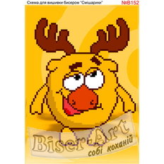 фото: схема для вышивки бисером или крестиком, Лосяш