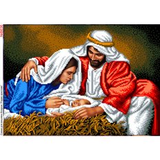 фото: схема для вышивки бисером или нитками, Рождество Христово