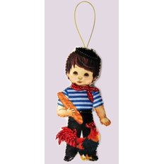 Набор для создания игрушки из фетра Кукла. Франция-М