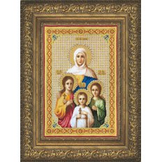 Набор для вышивки крестом Икона Вера, Надежда, Любовь и их мать София