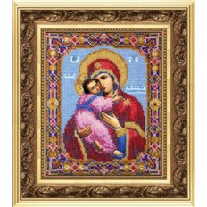 Набор для вышивки бисером Икона Божьей Матери Владимирская