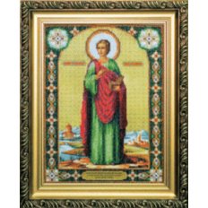 Набор для вышивки бисером Икона великомученика и целителя Пантелеймона
