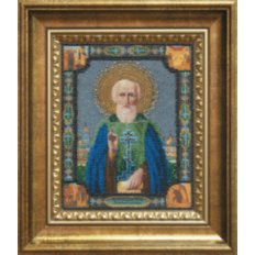 Набор для вышивки бисером Икона святого преподобного Сергия Радонежского