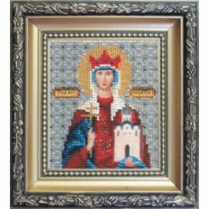 Набор для вышивки бисером Икона святая мученица Людмила