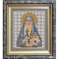 изображение: вышитая бисером Икона святая преподобная мученица Елизавета