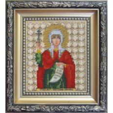 Набор для вышивки бисером Икона святая мученица Светлана (Фотина)