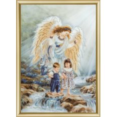 Набор со стразами Ангел и дети