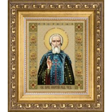 Набор со стразами Икона святого преподобного Сергия Радонежского