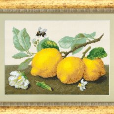 Набор для вышивки бисером и крестом Лимонная сиеста