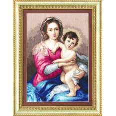 Набор для вышивки крестом Мадонна с младенцем