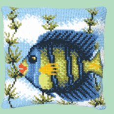 Набор для вышивки крестом: Подушка Рыбка