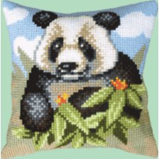 Набор для вышивки крестом: Подушка Панда