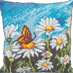 Набор для вышивки крестом: Подушка Летний день