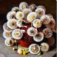 фото: картина для алмазной вышивки, Пушистые одуванчики фото: картина для алмазной вышивки, Пушистые одуванчики