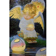 фото: картина для вышивки в алмазной технике, Ангел надежды Художник Nizovtsev Victor