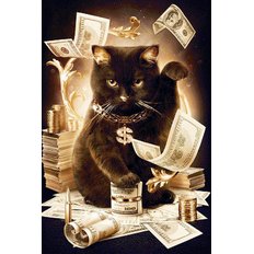 фото: картина для вышивки в алмазной технике, Хранитель клада