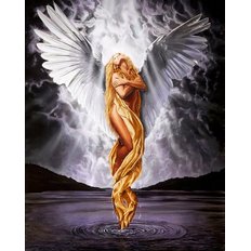 фото: картина для вышивки в алмазной технике, Прекрасный Ангел