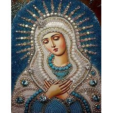 изображение: икона для вышивки в алмазной технике, Богородица Умиление