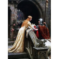 фото: картина для вышивки в алмазной технике, Бог в помощь! Художник Edmund Blair Leighton