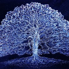 фото: картина для вышивки в алмазной технике, Дерево жизни