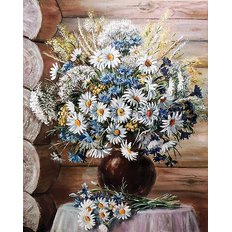 фото: картина для вышивки в алмазной технике, Летняя прогулка