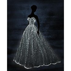 фото: картина в алмазной технике, Изящество