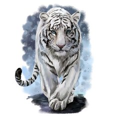фото: картина в алмазной технике, Тигр – Мощь и красота